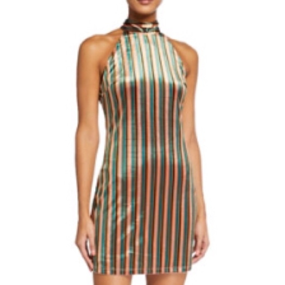 Endless Rose Multicolor Striped Dress